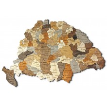 Fa Nagy-Magyarország 3D puzzle falitérkép 100x66